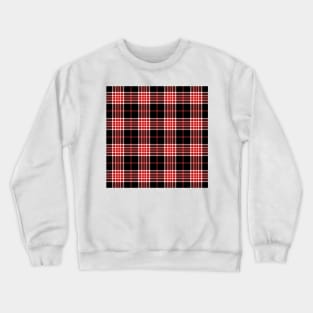 Red Black White Buffalo Tartan Plaid Pattern  Zip Code - Gift Crewneck Sweatshirt